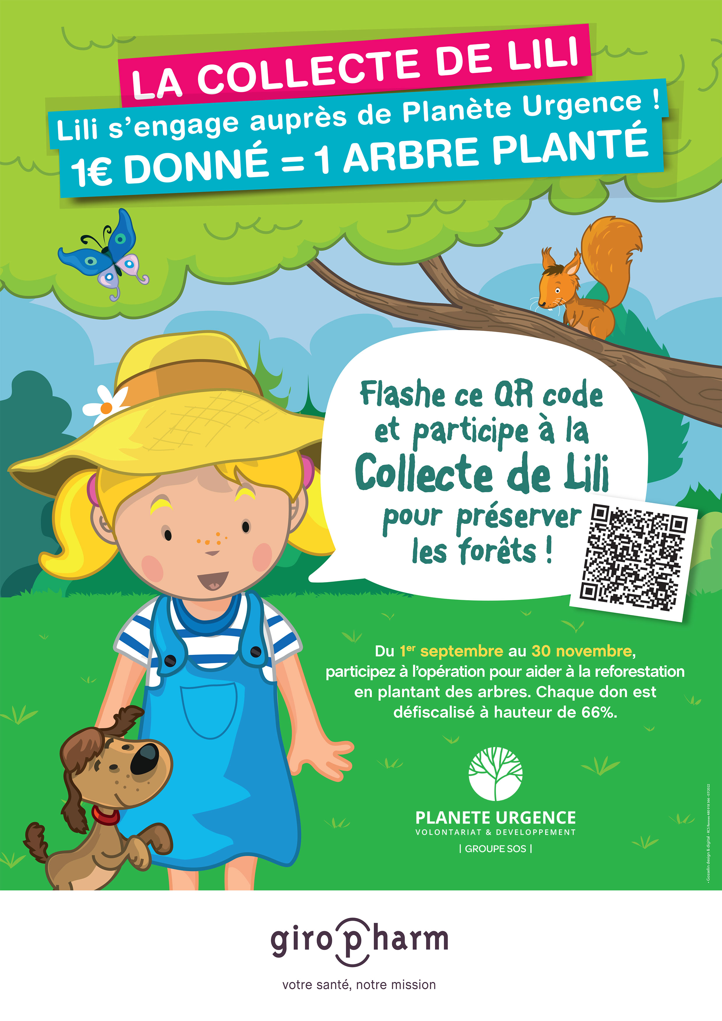 La collecte de Lili pour préserver les forêts